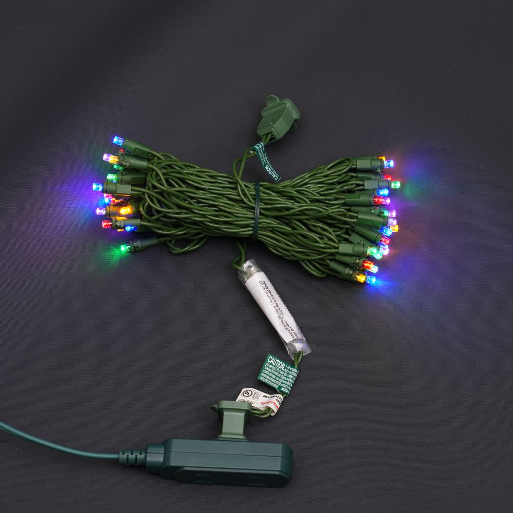 Grass green line LED straight line light string